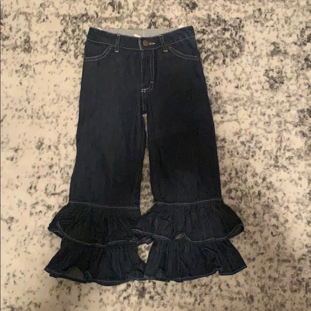 Persnickety ruffle jeans